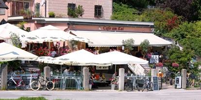 Essen-gehen - Raucherbereich - Tennengau - Cafe am Kai