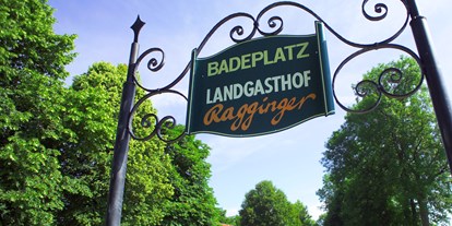 Essen-gehen - Sbg. Salzkammergut - privater Badeplatz für Hotelgäste - Hotel Landgasthof Ragginger ****