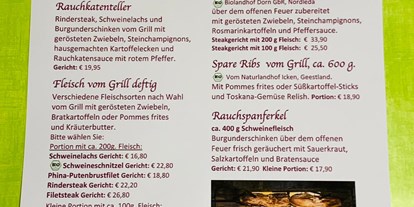 Essen-gehen - Niedersachsen - Speisenkarte Seite 2 ab April 2022 - Rauchkate Beverstedt