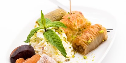 Essen-gehen - Art der Küche: marokkanisch - Hausgemachtes Baklava - Restaurant Feinberg's