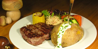 Essen-gehen - Gerichte: Meeresfrüchte - Zermatt - Steakhouse "Zur Alten Mühle" Zermatt