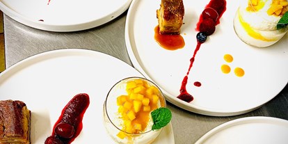 Essen-gehen - Strohdorf - Dessertvariation - OSTWIND im Gasthaus Mentil