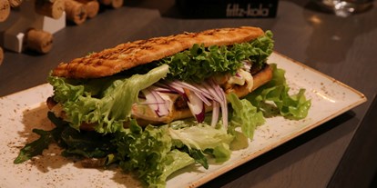 Essen-gehen - Gerichte: Antipasti - Pulled Pork Sandwich - Restaurant Maracana