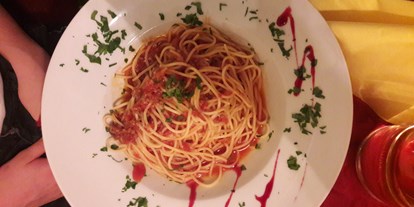 Essen-gehen - Raucherbereich - Tennengau - Spaghetti Bolognese  - Trattoria Domani