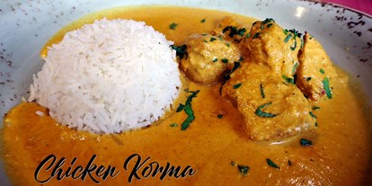 Essen-gehen - Gerichte: Curry - PLZ 5020 (Österreich) - Indische Spezialität: Chicken Korma - zaffran indian cuisine