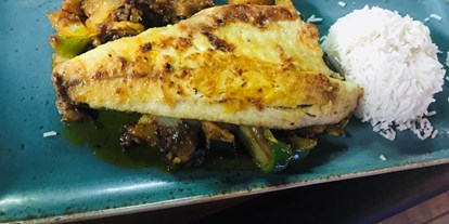 Essen-gehen - Mahlzeiten: Nacht-Küche - Salzburg-Stadt Nonntal - Indische Spezialität: Fisch Jalfrezi - zaffran indian cuisine