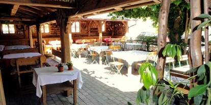 Essen-gehen - Sitzplätze im Freien - Pinzgau - Zacherlbräu