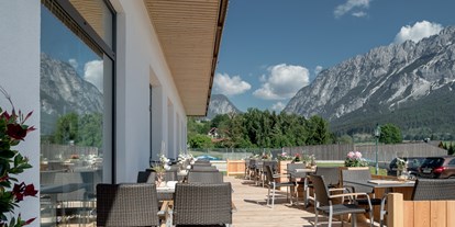 Essen-gehen - Gerichte: Suppen - Steiermark - Terasse - Hotel Restaurant Loy