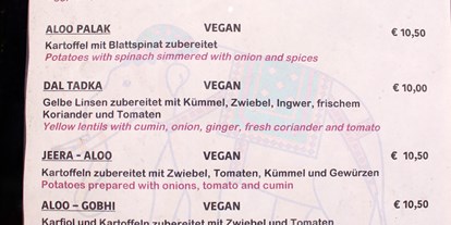 Essen-gehen - Art der Küche: indisch - Salzburg-Stadt Salzburger Neustadt - Restaurant Taj Mahal