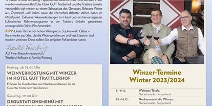 Essen-gehen - Preisniveau: €€€ - Österreich - Winzer am Berg - Trattlers Einkehr