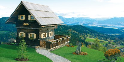 Essen-gehen - Ambiente: traditionell - Kärnten - originaler Troadkasten - Gipfelhaus Magdalensberg