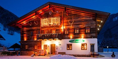 Essen-gehen - Schladming - Restaurant Landalm bei Nacht - Landalm