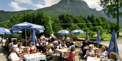 Essen-gehen - Sitzplätze im Freien - Salzburg - Gasthof Kleefeld