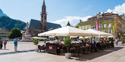 Essen-gehen - Mahlzeiten: Mittagessen - Trentino-Südtirol - Sonnenterrasse am Waltherplatz - Aida Restaurant / Pizzeria
