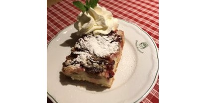Essen-gehen - Gerichte: Hausmannskost - Bayern - Zwetschgendatschi vom Hinterwirt - Gasthof Hinterwirt