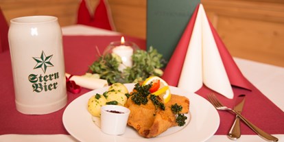 Essen-gehen - Gerichte: Schnitzel - Salzburg - Seenland - Sternbräu