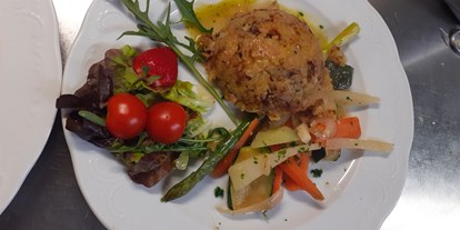 Essen-gehen - Gerichte: Gegrilltes - Burgenland - Veganer Teller  - Cafe-Restaurant Zur alten Press