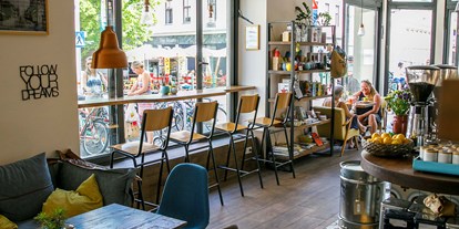 Essen-gehen - Preisniveau: € - Wien - Cafébrennerei Franze am Kutschkermarkt in Wien Währing - Cafébrennerei Franze am Kutschkermarkt