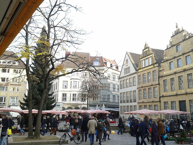 Historischer Marktplatz Alter Markt in Bielefeld