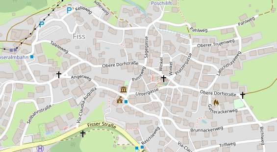 Restaurant auf Karte