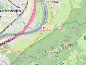 Restaurant auf Karte