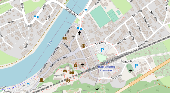 Restaurant auf Karte