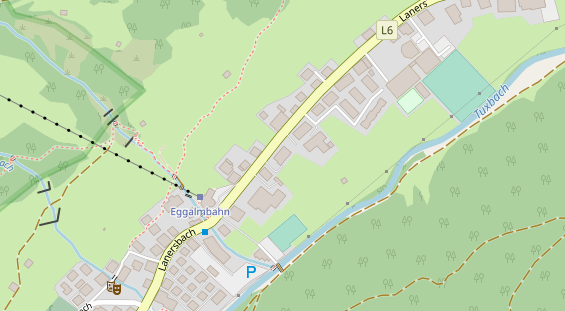 Restaurant auf Karte