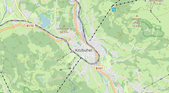 Restaurant auf Karte