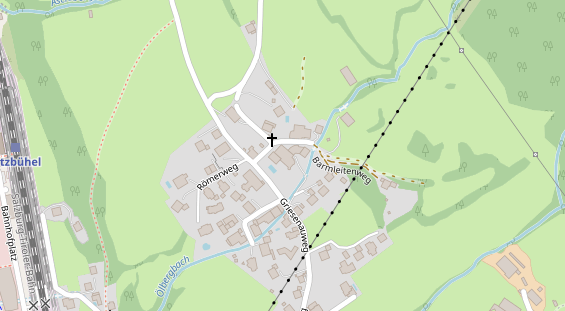 Restaurant auf Karte