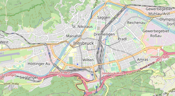 Restaurant auf Karte