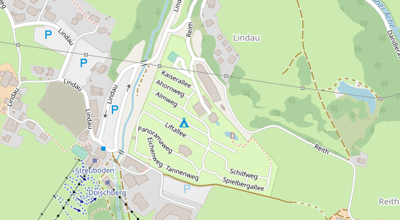 Restaurant auf Karte