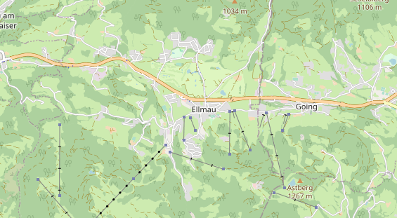 Restaurant auf Karte