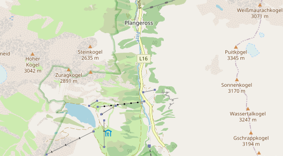 Restaurant auf Karte