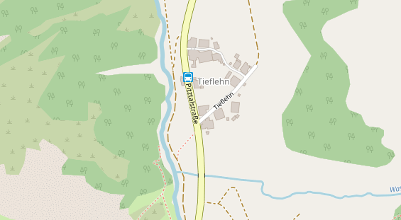 Restaurant auf Karte