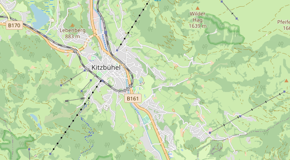 Restaurant auf Karte