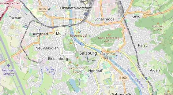 Restaurant auf Karte