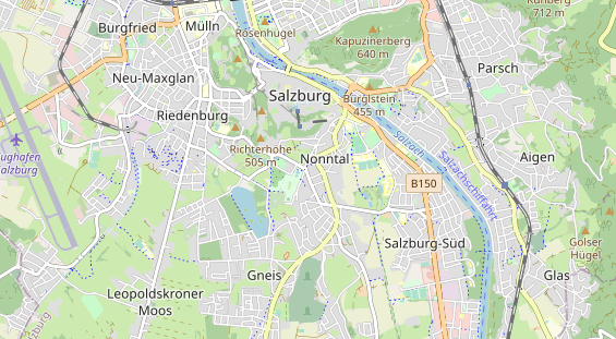 Restaurant auf Karte