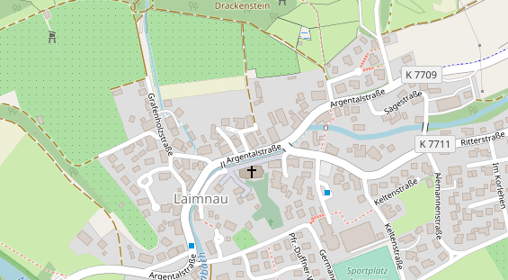 Restaurant auf Karte