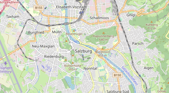 Restaurant auf Karte