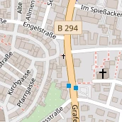 Restaurant auf Karte