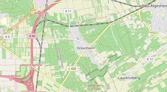 Restaurant auf Karte