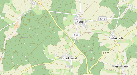 Restaurant auf Karte