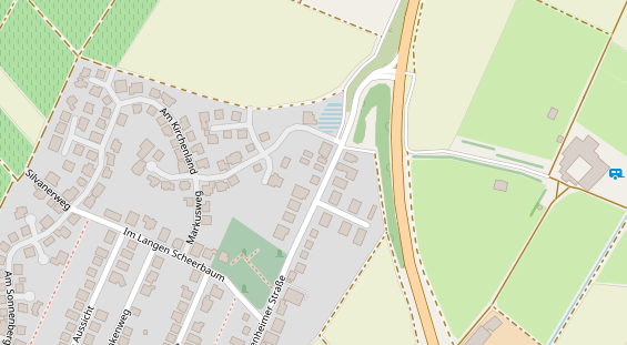 Restaurant auf Karte