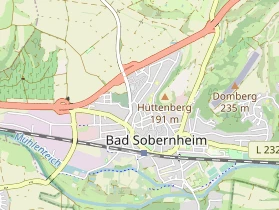 Restaurant auf Karte