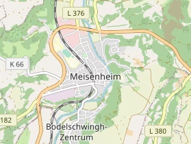 Restaurant auf Karte