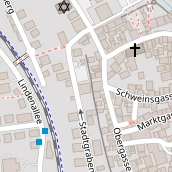 Restaurant auf Karte
