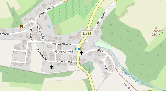 Restaurant auf Karte