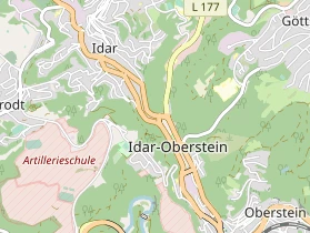 Restaurant auf Karte