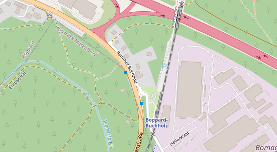 Restaurant auf Karte