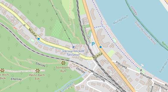 Restaurant auf Karte